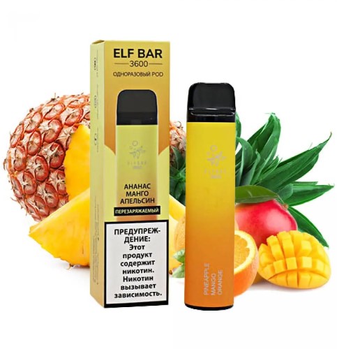 Elf Bar 3600 Pineapple Mango Orange