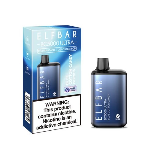 Elf Bar 5000 Ultra Blue Cotton Candy
